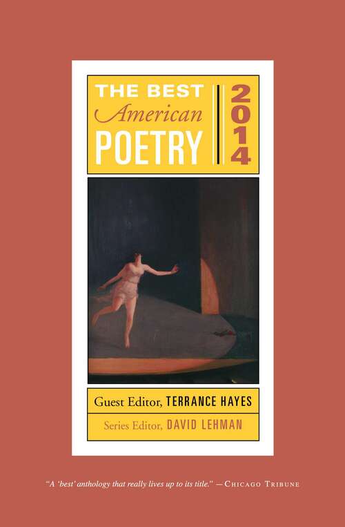 Book cover of The Best American Poetry 2014