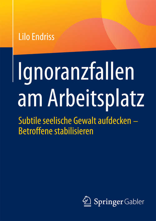 Book cover of Ignoranzfallen am Arbeitsplatz