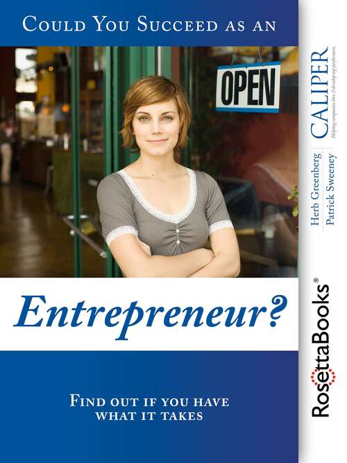 Book cover of Could You Succeed as an Entrepreneur?