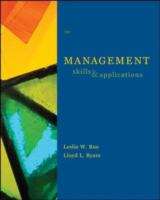 Management: Skills and Applications (13th Edition)
