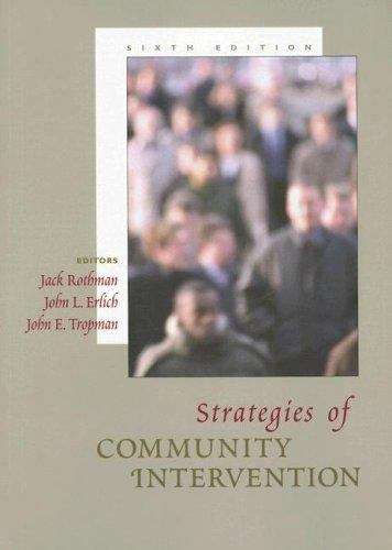 Book cover of Strategies of Community Intervention (6th edition)