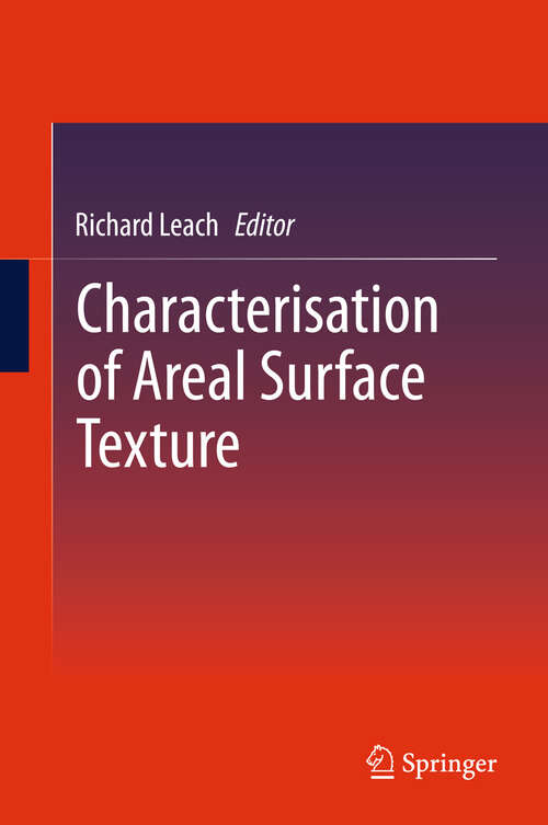 Cover image of Characterisation of Areal Surface Texture