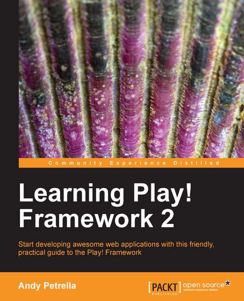 Book cover of Learning Play! Framework 2