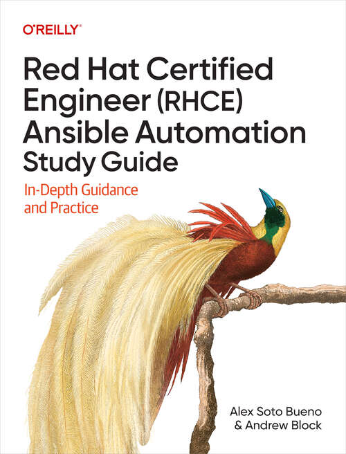 Book cover of Red Hat Certified Engineer (RHCE) Ansible Automation Study Guide (1)