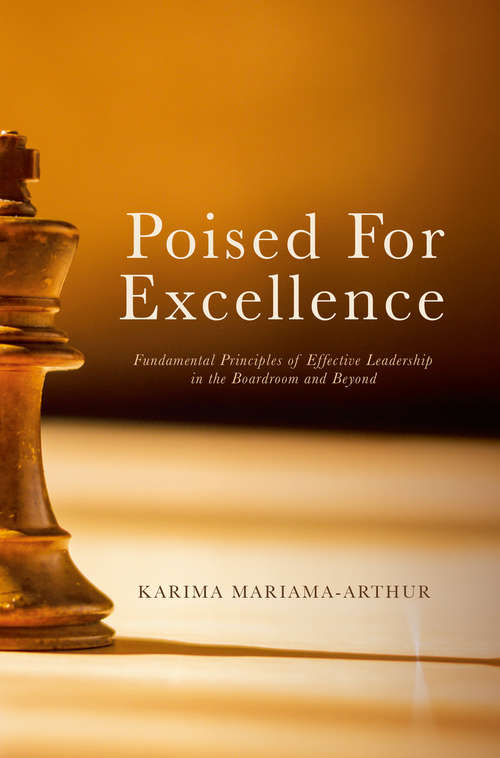 Book cover of Poised for Excellence