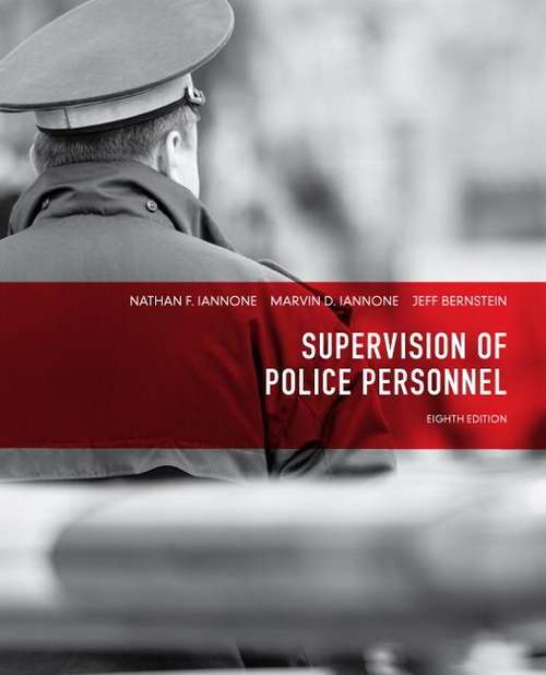 Book cover of Supervision of Police Personnel (Eighth Edition)