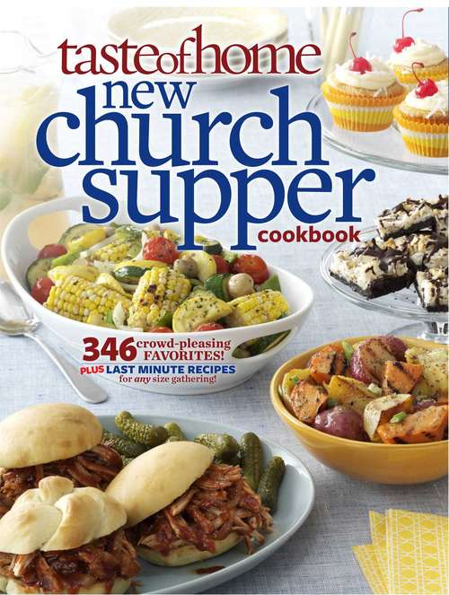 Book cover of Taste of Home New Church Supper Cookbook