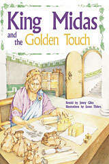 Book cover of King Midas and the Golden Touch (Fountas & Pinnell LLI Blue)