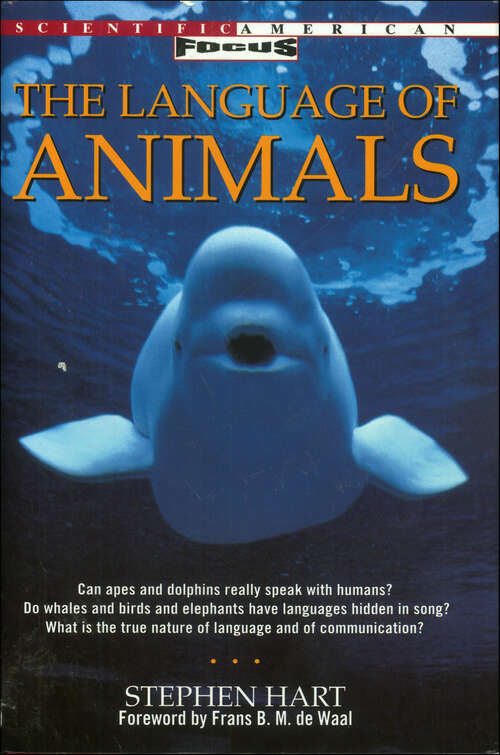Book cover of The Language of Animals
