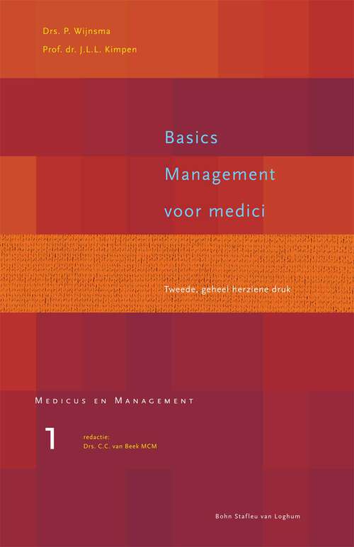 Book cover of Basics management voor medici (Medicus & Management)