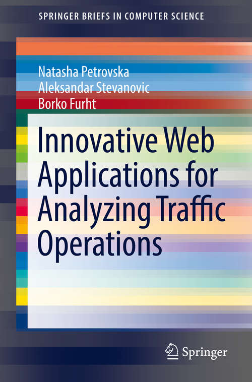 Book cover of Innovative Web Applications for Analyzing Traffic Operations