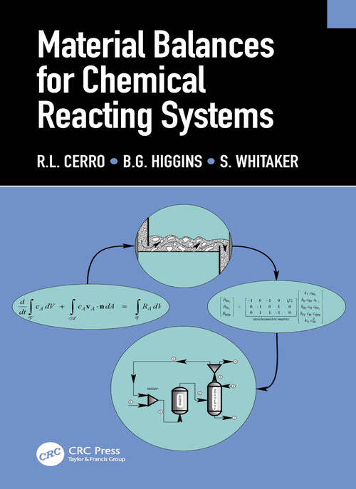 Material Balances for Chemical Reacting Systems