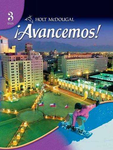 Book cover of Holt McDougal ¡Avancemos!, Tres 3