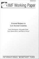Book cover of External Balance in Low Income Countries