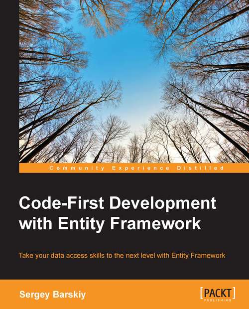 Book cover of Code-First Development with Entity Framework