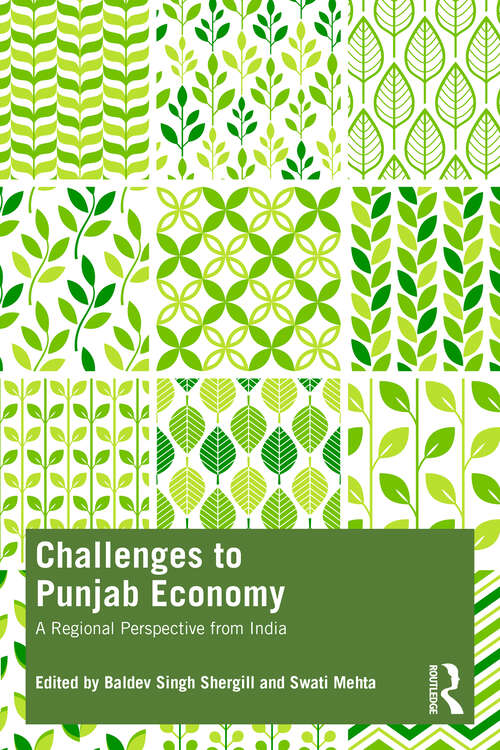 Book cover of Challenges to Punjab Economy: A Regional Perspective from India