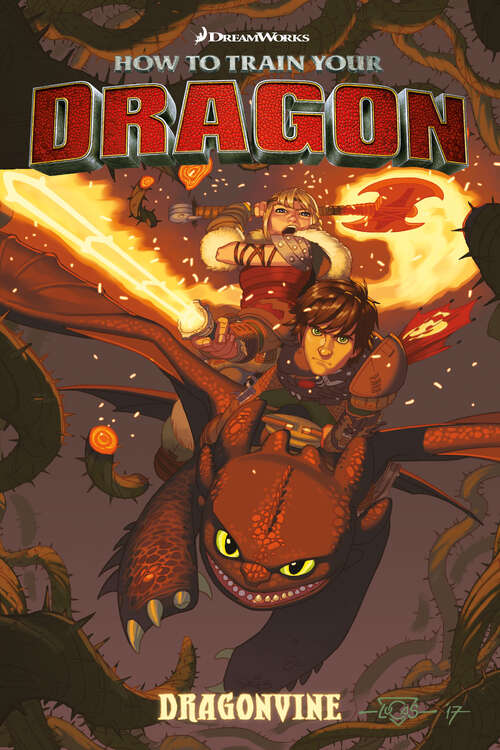 Book cover of How to Train Your Dragon: Dragonvine