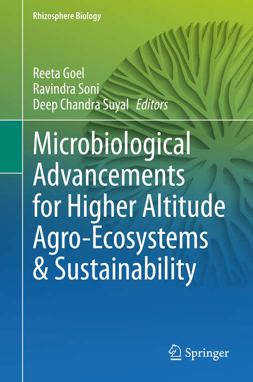 Book cover of Microbiological Advancements for Higher Altitude Agro-Ecosystems & Sustainability (1st ed. 2020) (Rhizosphere Biology)