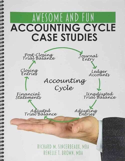 Book cover of Awesome and Fun Accounting Cycle Case Studies