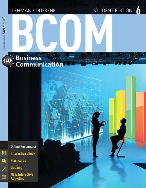 Book cover of BCOM Student Edition 6: Business Communication