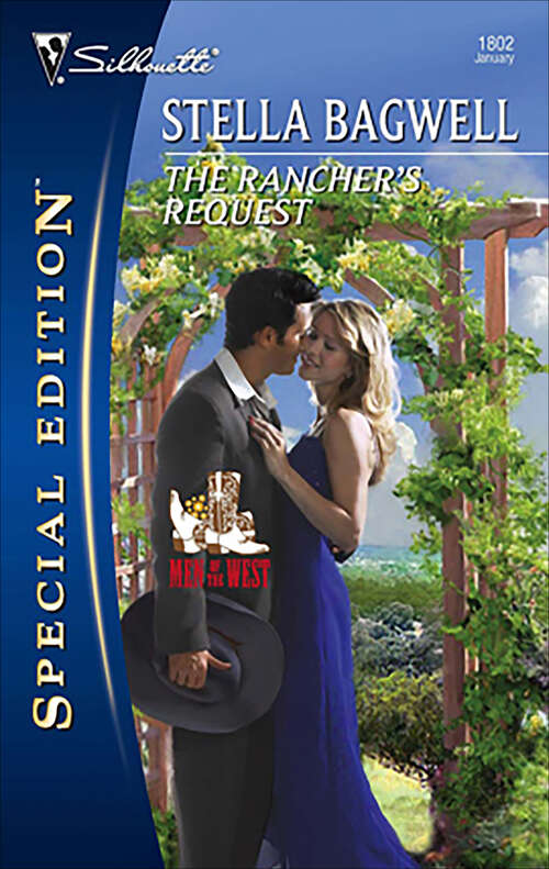 Book cover of The Rancher's Request: A Single Dad Romance (Men of the West #9)