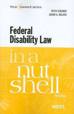 Book cover of Federal Disability Law in a Nutshell (4th Edition)