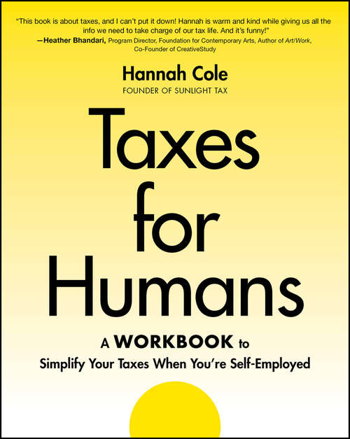 Book cover of Taxes for Humans Workbook