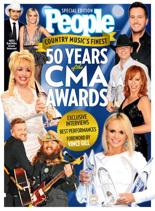 Book cover of PEOPLE 50 Years of the CMA Awards: Country Music's Finest