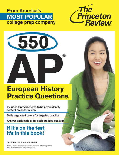 Book cover of 550 AP European History Practice Questions