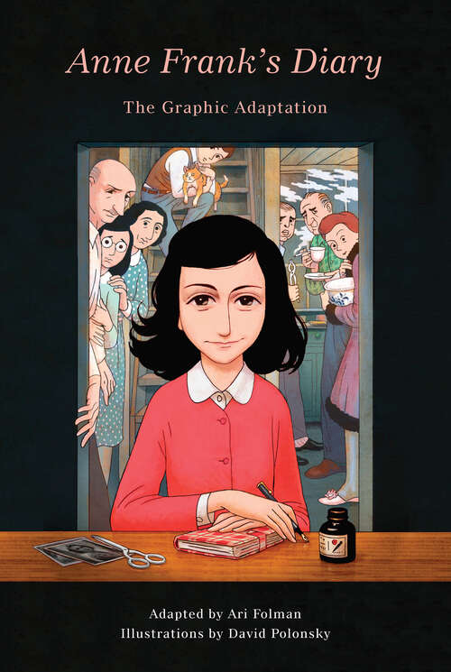 Book cover of Anne Frank's Diary: The Graphic Adaptation (Pantheon Graphic Library)