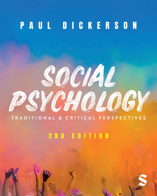 Book cover of Social Psychology: Traditional and Critical Perspectives (Second Edition)