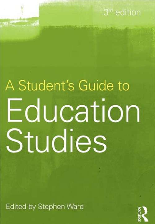 Cover image of A Student's Guide to Education Studies
