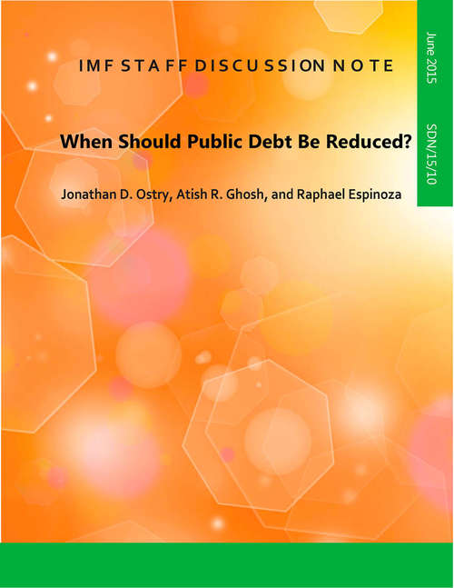 When Should Public Debt Be Reduced?
