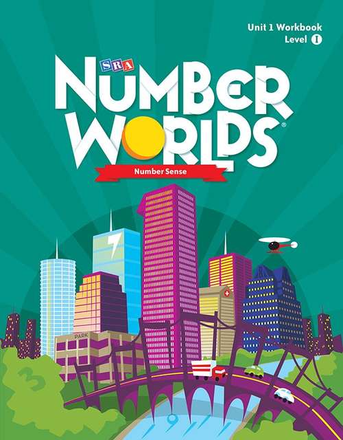 Book cover of SRA Number Worlds: Number Sense, Unit 1, Level I Workbook [Grade 7]