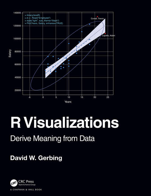 Book cover of R Visualizations: Derive Meaning from Data