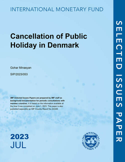 Book cover of Cancellation of Public Holiday in Denmark (Selected Issues Papers)
