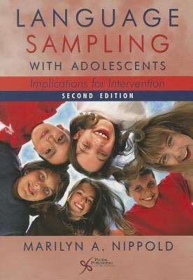 Book cover of Language Sampling with Adolescents: Implications for Intervention (Second Edition)