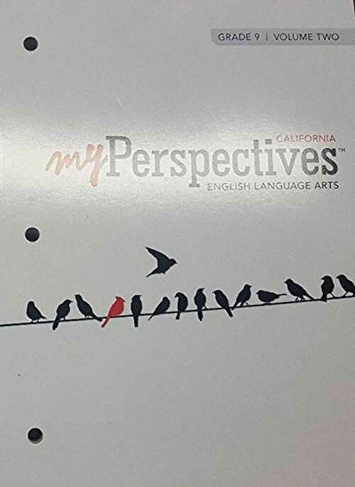 Book cover of My Perspectives: English Language Arts, Grade 9, Volume Two