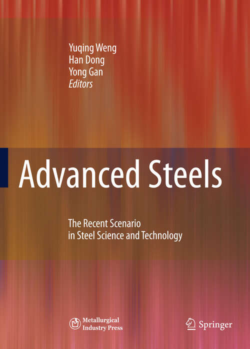 Book cover of Advanced Steels: The Recent Scenario in Steel Science and Technology