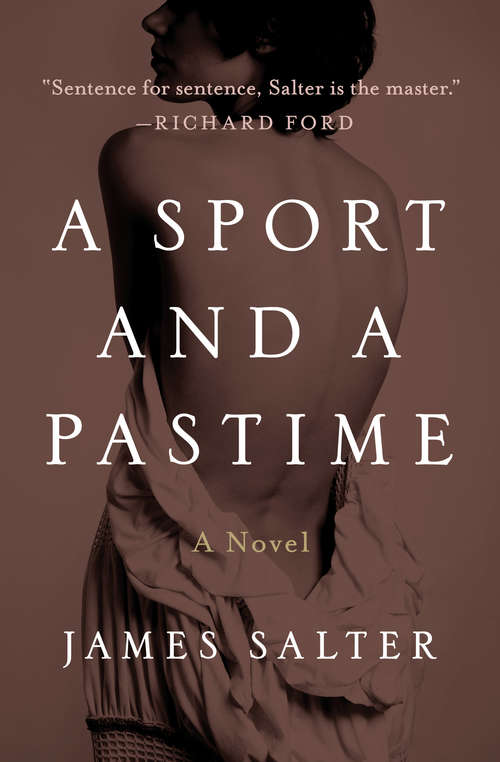 Book cover of A Sport and a Pastime