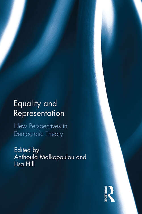 Book cover of Equality and Representation: New Perspectives in Democratic Theory