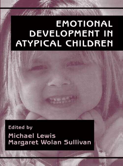 Book cover of Emotional Development in Atypical Children