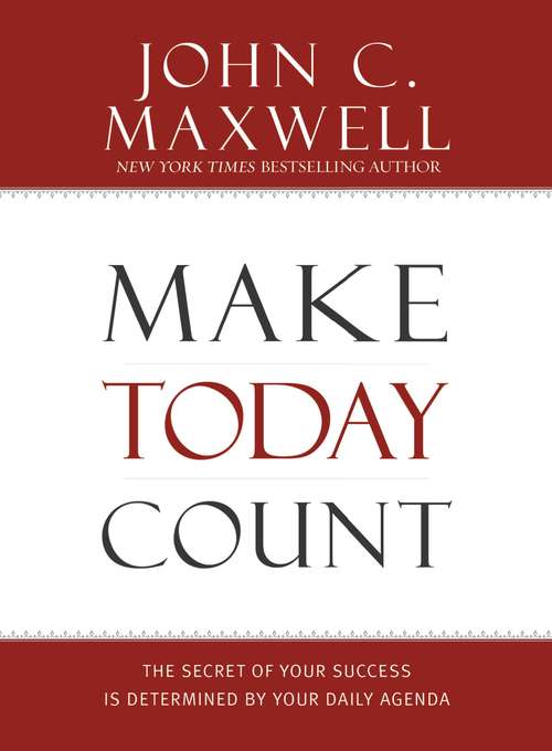 Book cover of Make Today Count