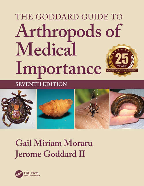 Book cover of The Goddard Guide to Arthropods of Medical Importance (7)