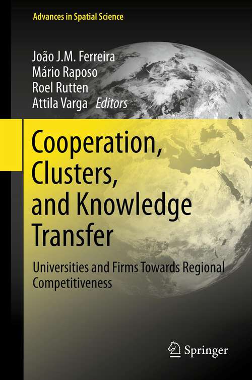 Book cover of Cooperation, Clusters, and Knowledge Transfer