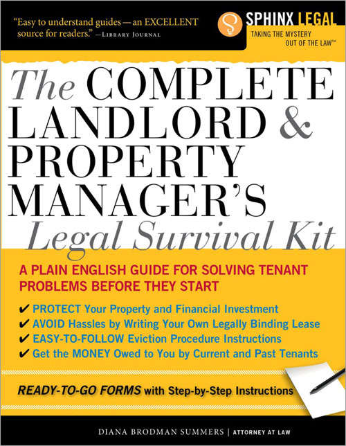 Book cover of The Complete Landlord & Property Manager's