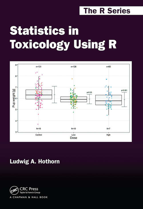 Book cover of Statistics in Toxicology Using R (Chapman And Hall/crc The R Ser.)