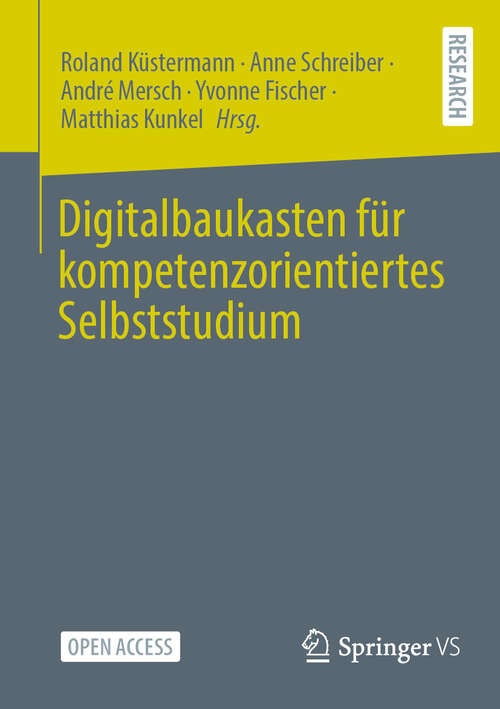 Book cover of Digitalbaukasten für kompetenzorientiertes Selbststudium