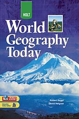 Book cover of Holt World Geography Today