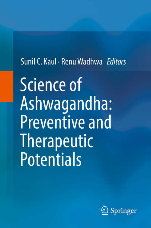 Book cover of Science of Ashwagandha: Preventive and Therapeutic Potentials